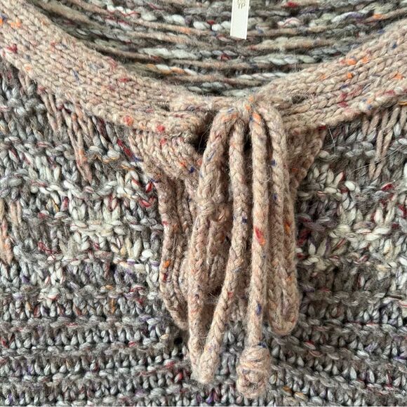 Free People Multicolor Neutral Love Bug Fair isle Nordic Wool Knit Sweater‎ - Picture 7 of 10